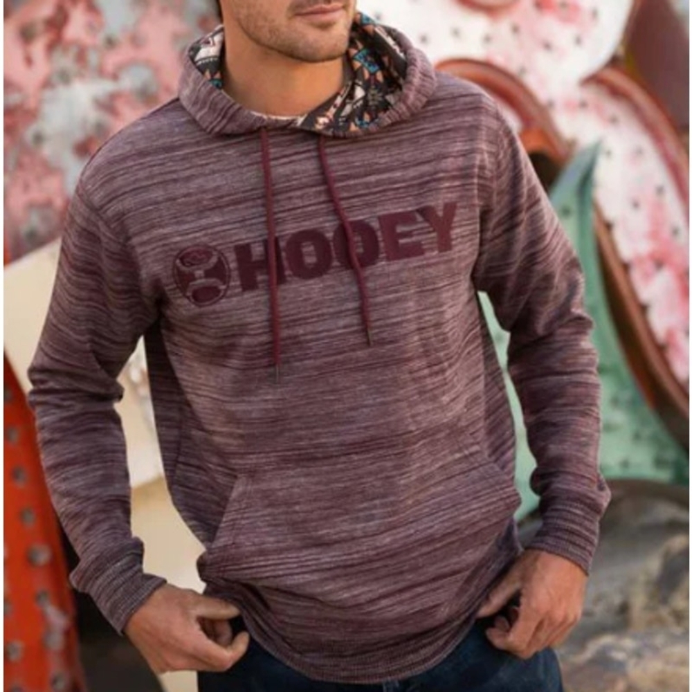 NWT• Hooey Lock-Up Burgundy Hoody Size M‎